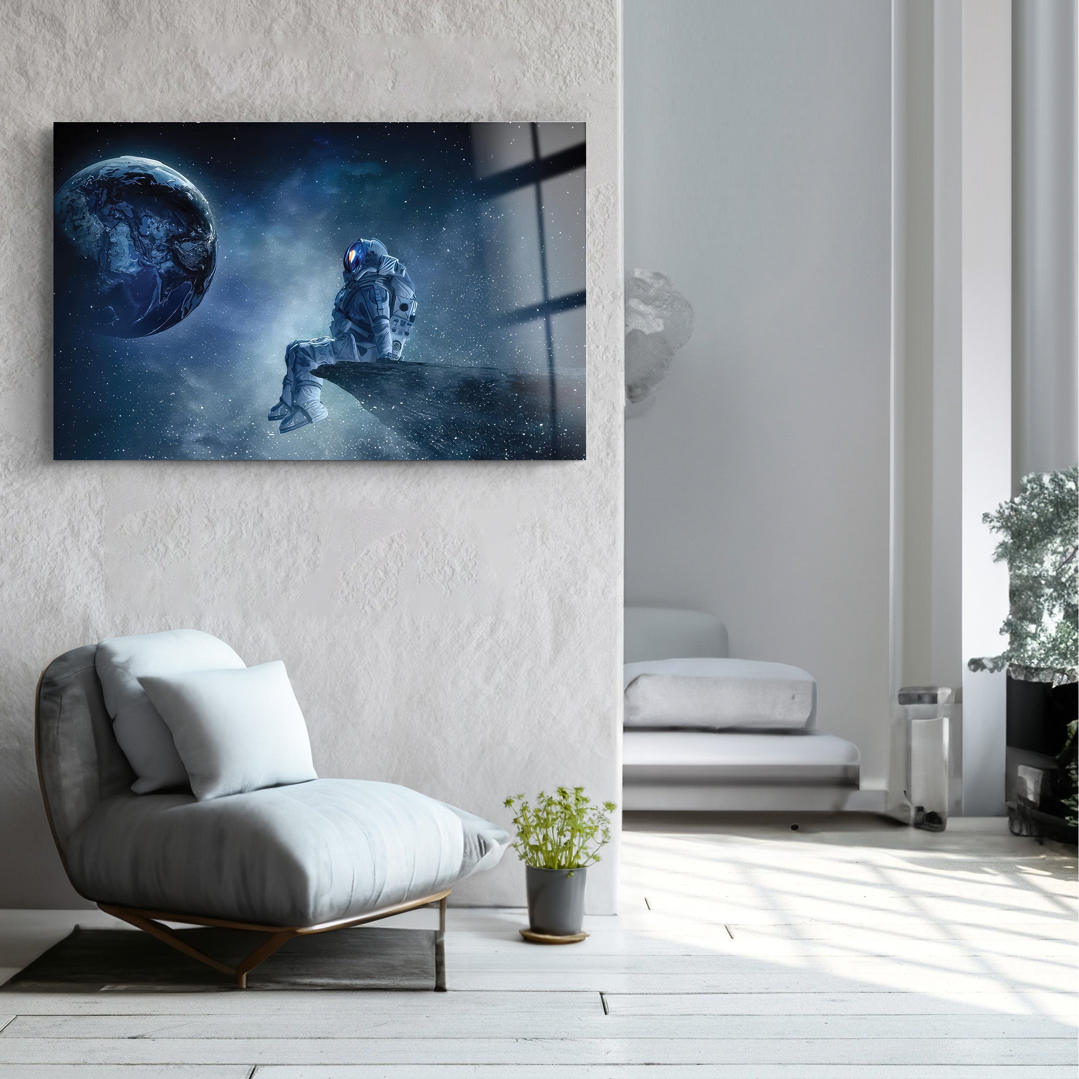 Space Pleasure | Glass Wall Art