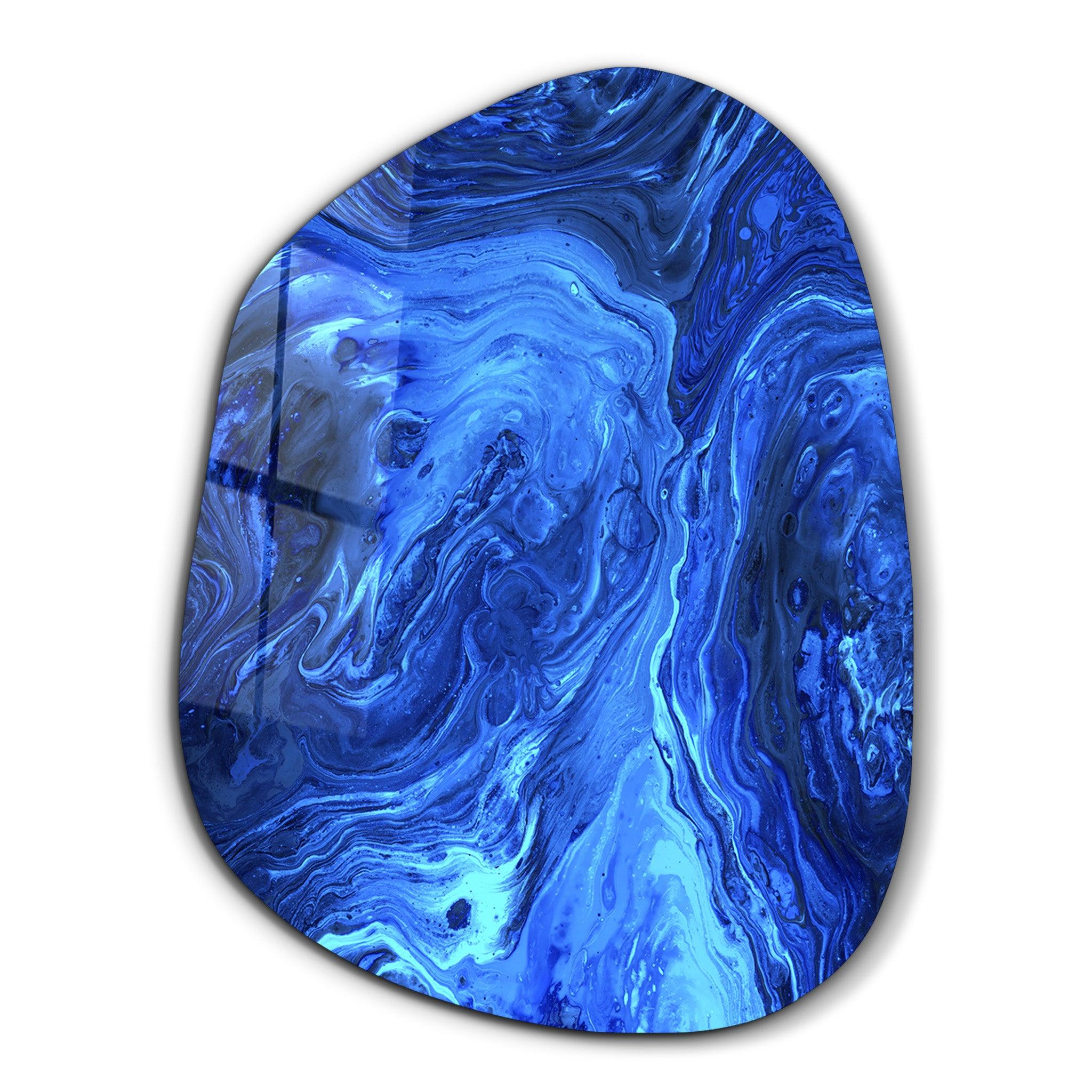 Oceanic Depth | Glass Wall Art