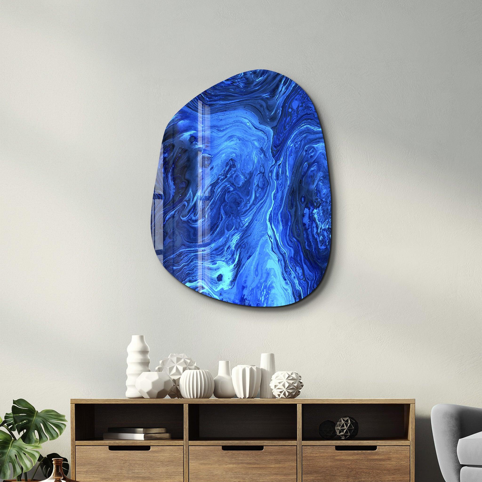 Oceanic Depth | Glass Wall Art