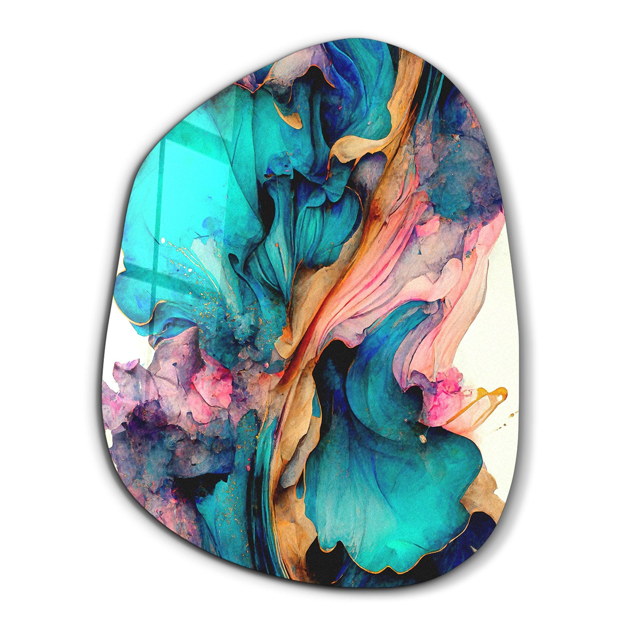 Oceanic Flow | Glass Wall Art