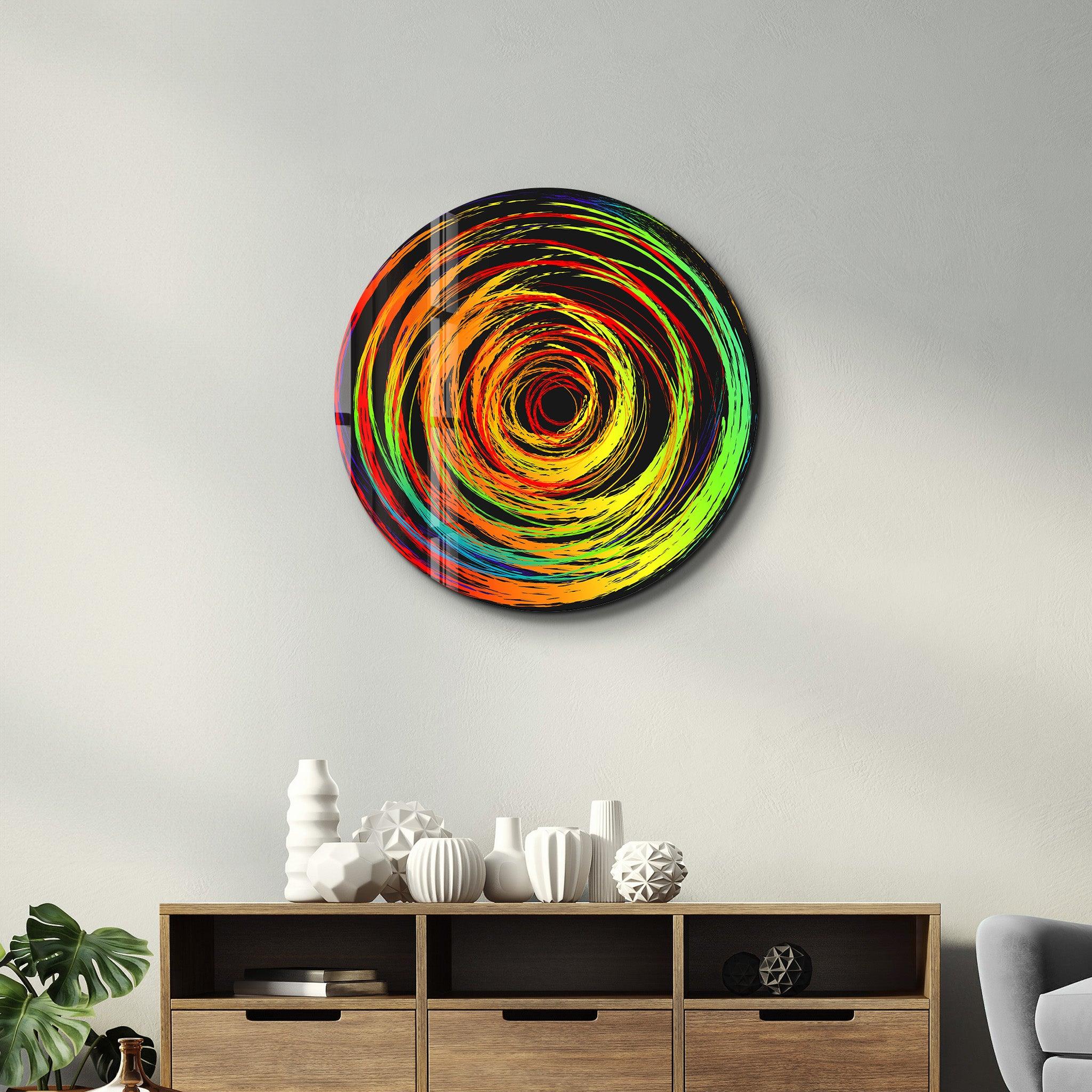 Energy Swirl | Glass Wall Art