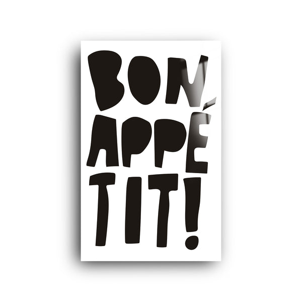 Bon Appe Tit | Glass Wall Art