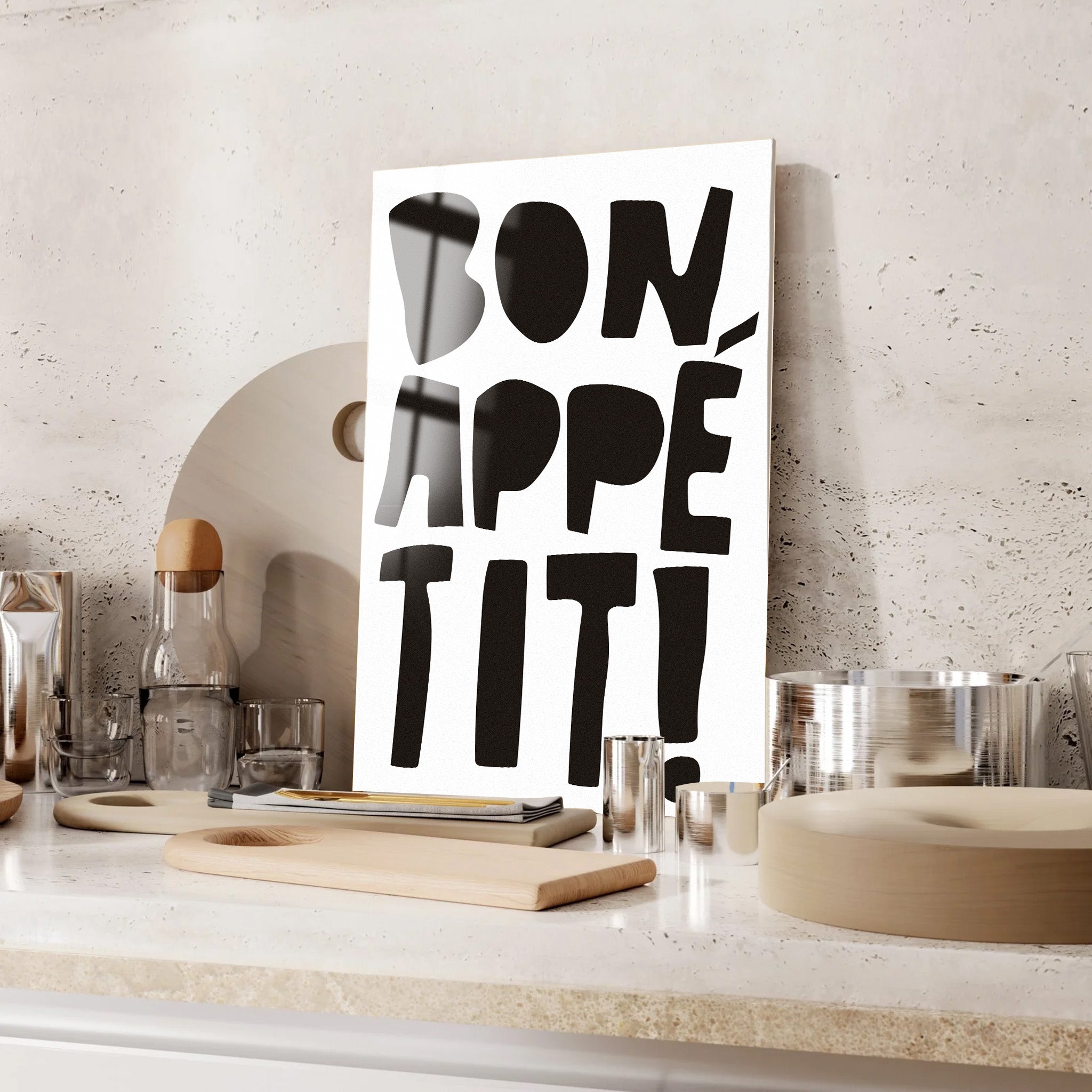 Bon Appe Tit | Glass Wall Art