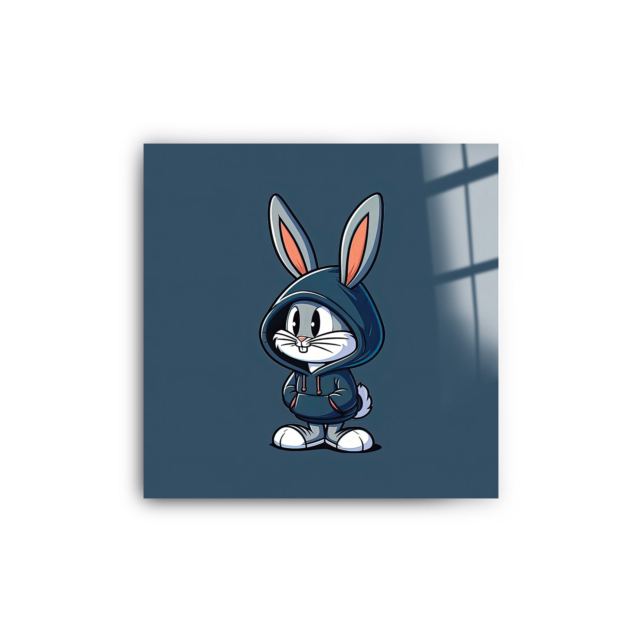 Bunny | Glass Wall Art