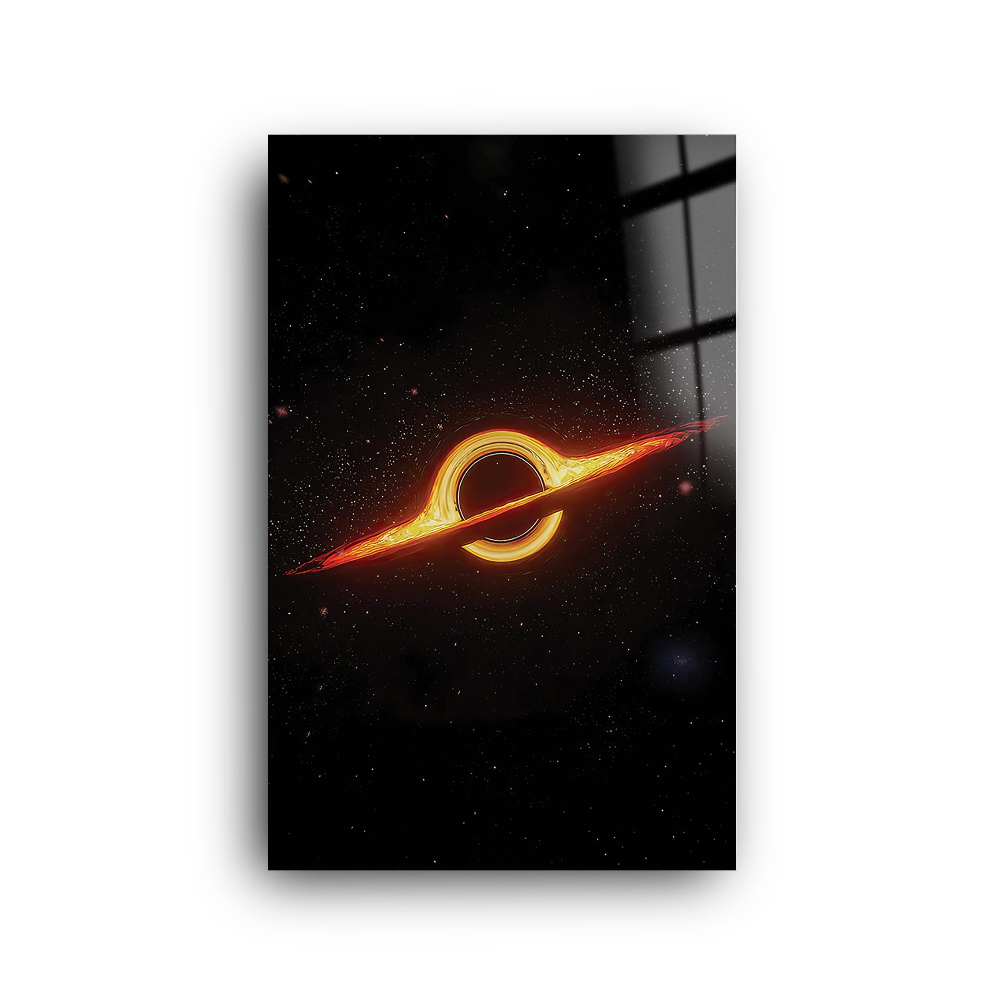 Black Hole | Glass Wall Art