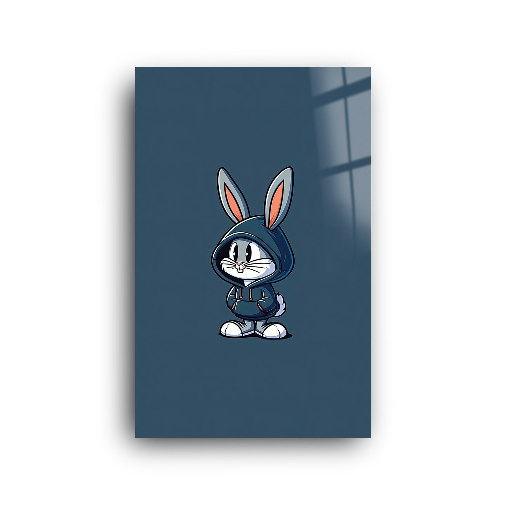 Bunny | Glass Wall Art