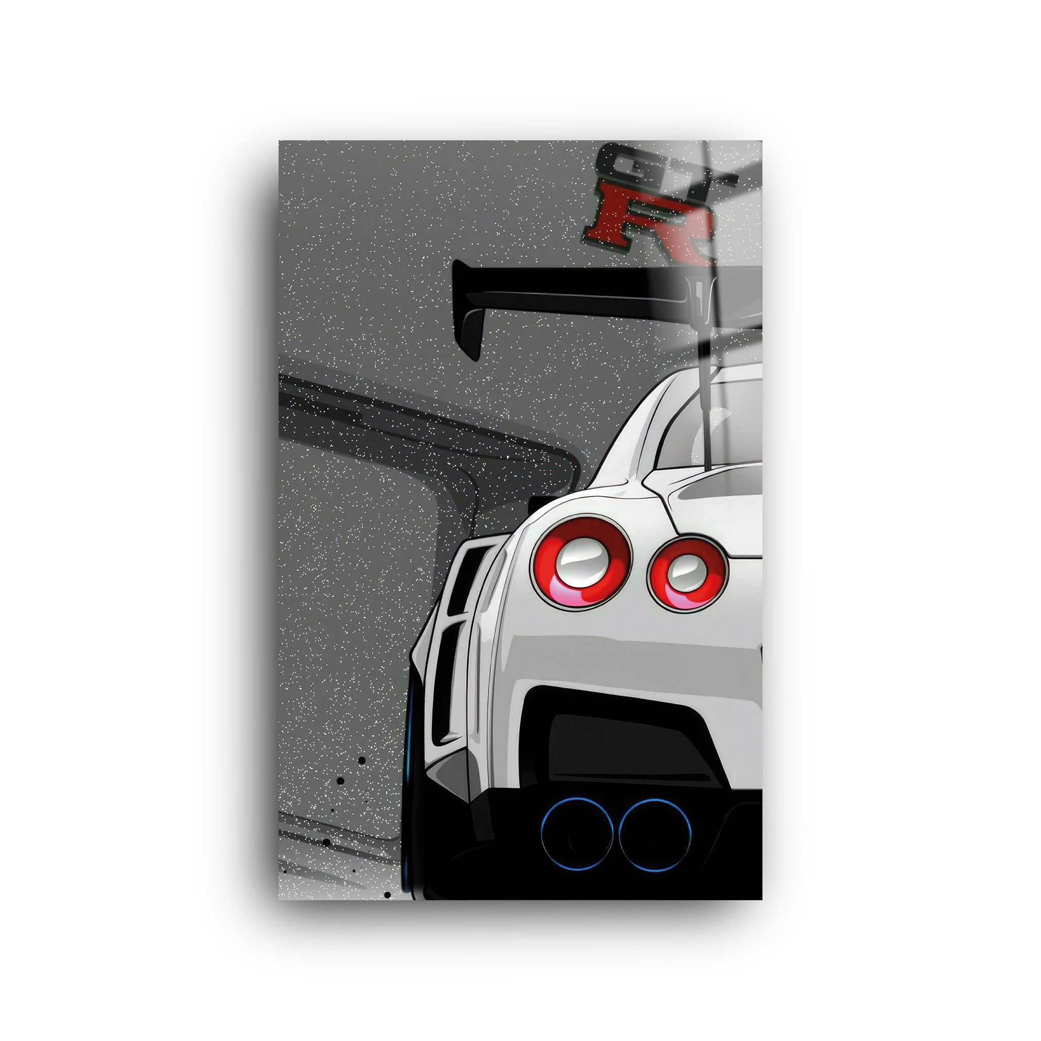 GTR R-35 | Glass Wall Art