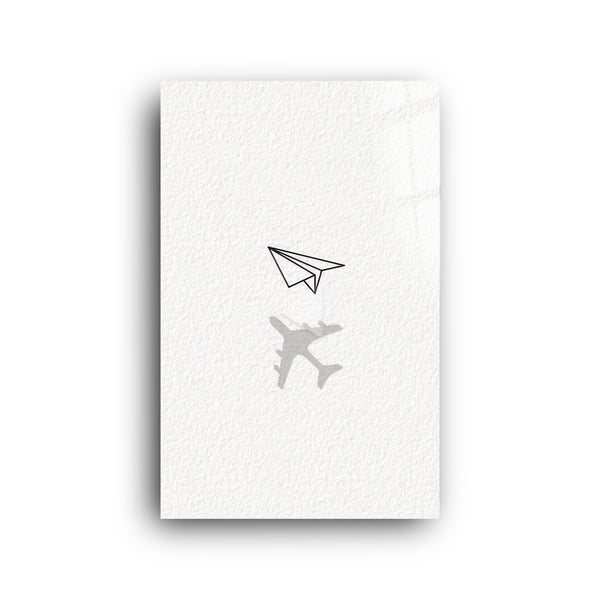 Airplane | Glass Wall Art