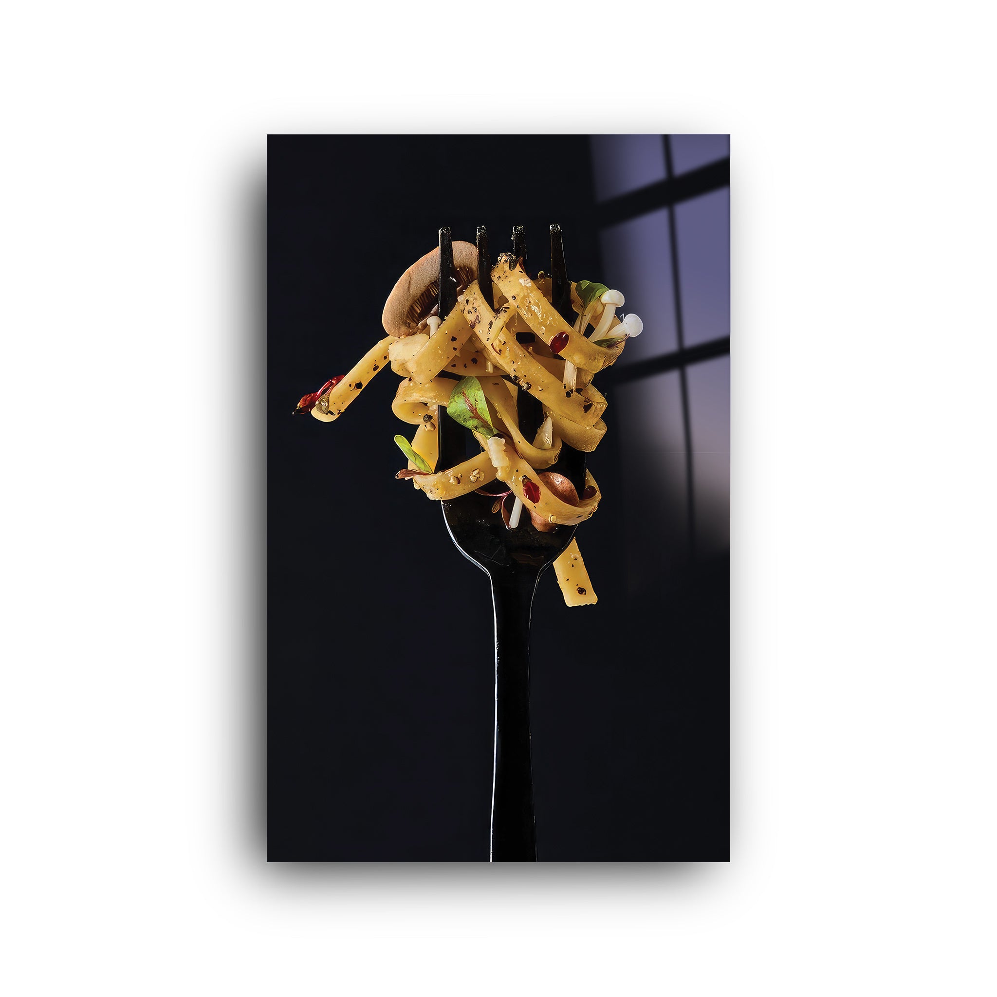 Pasta | Glass Wall Art