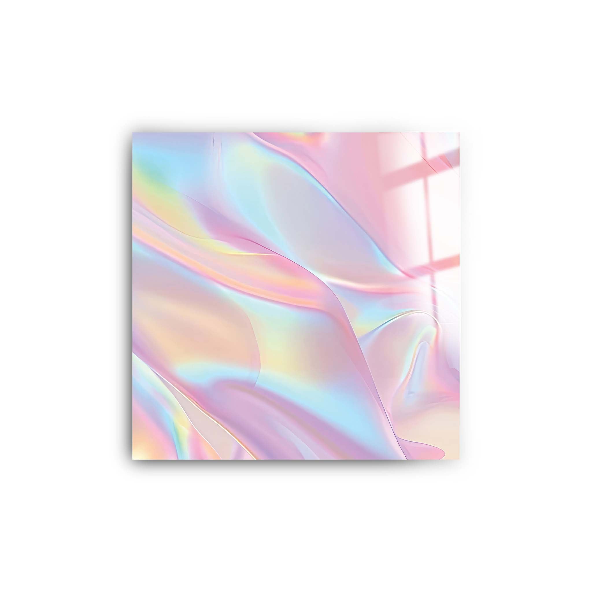 Rainbow Square | Glass Wall Art