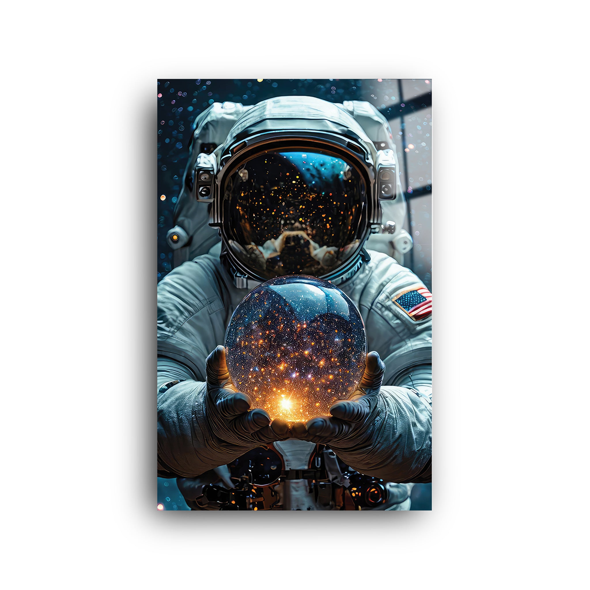 Astronaut | Glass Wall Art