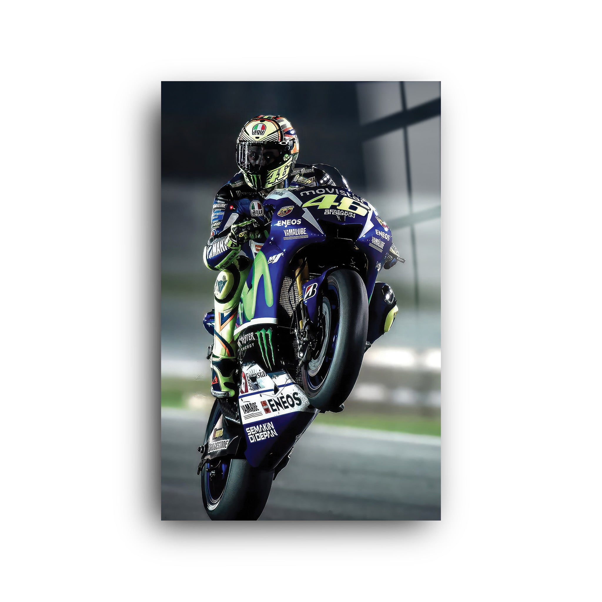 Super Motorcycle | Glass Wall Art