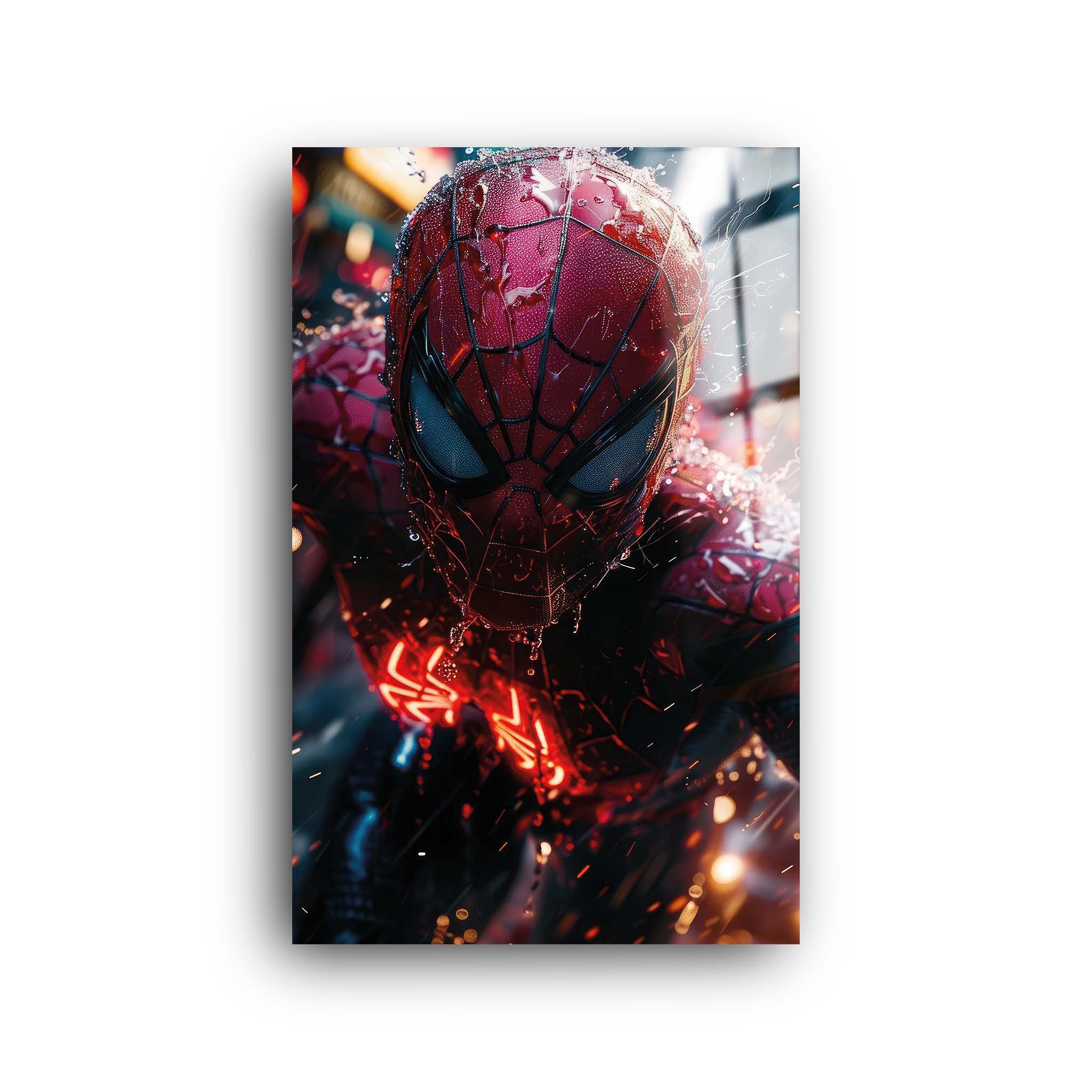 Spiderman | Glass Wall Art