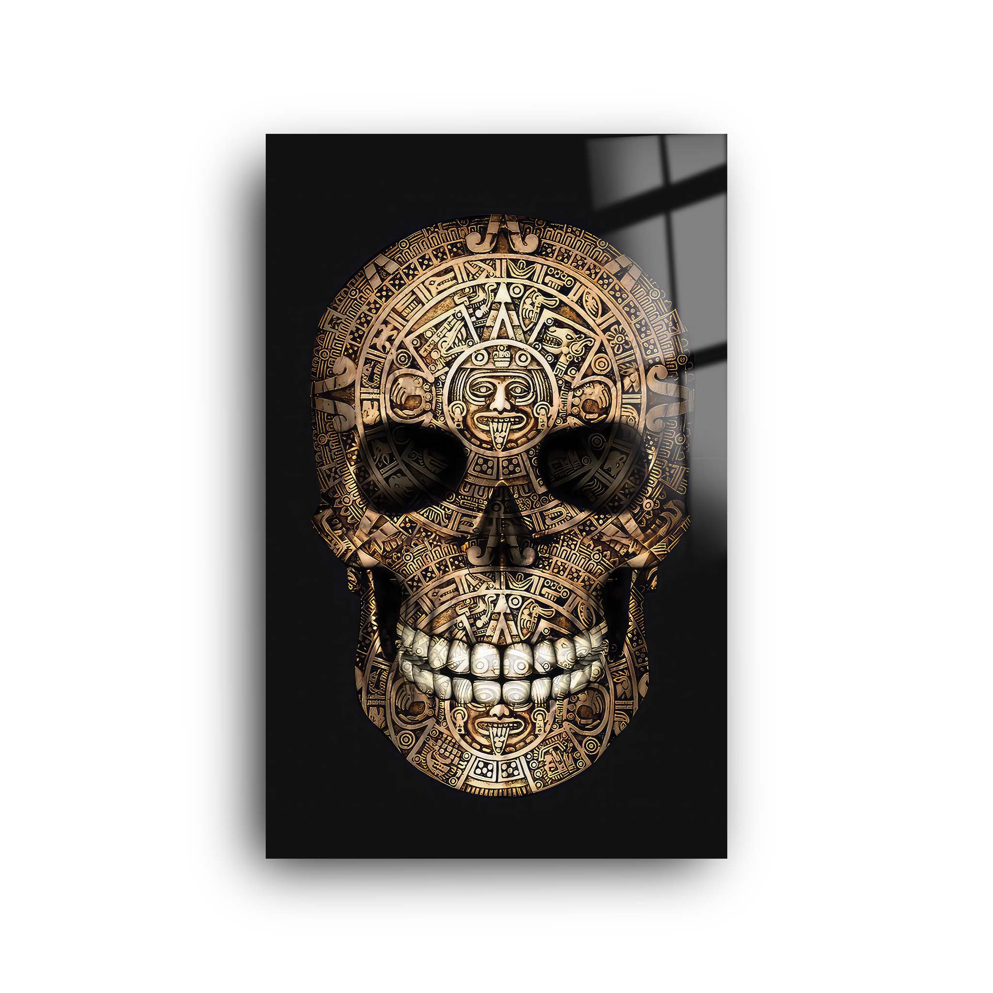 Mystic Skull | Glass Wall Art