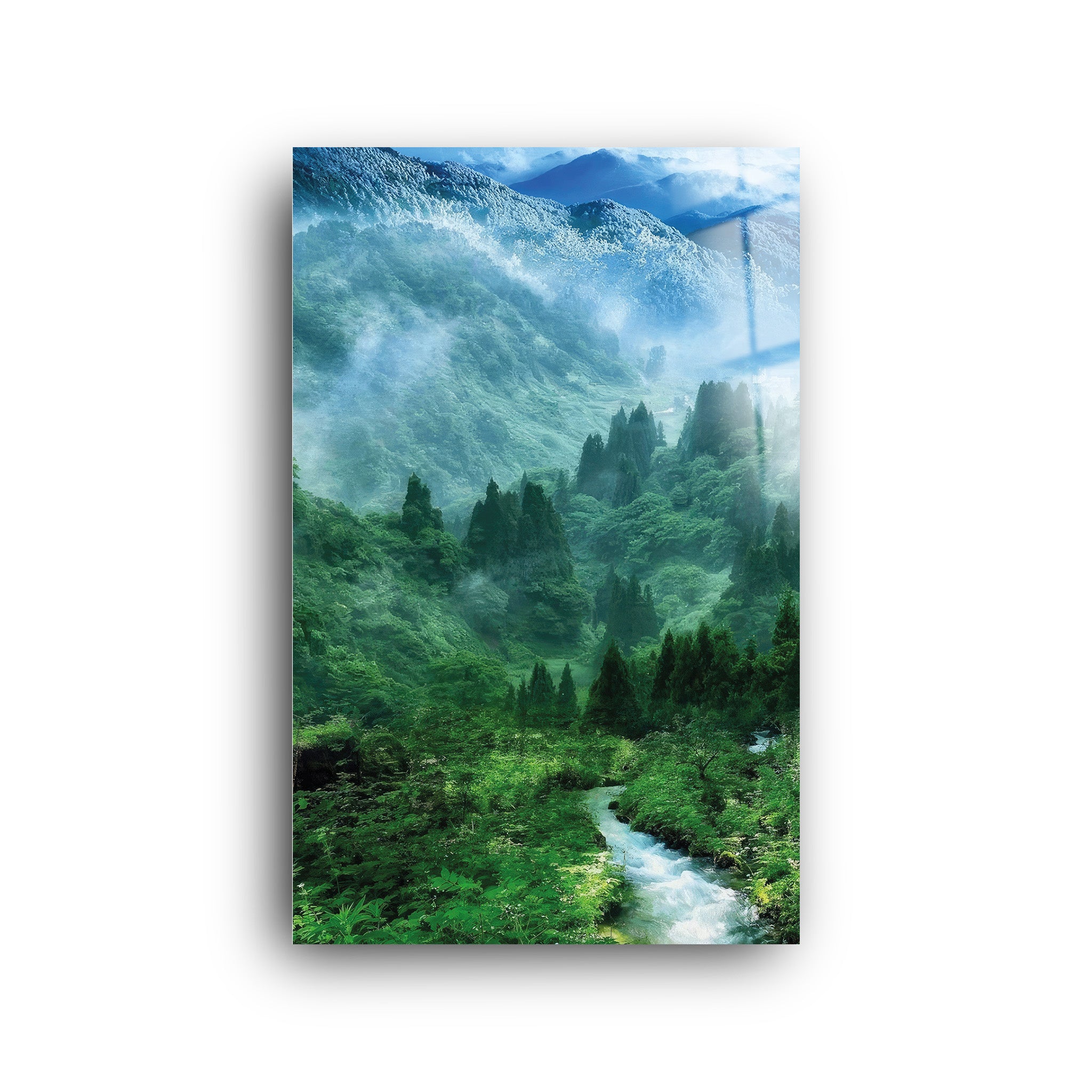 River View | Glass Wall Art