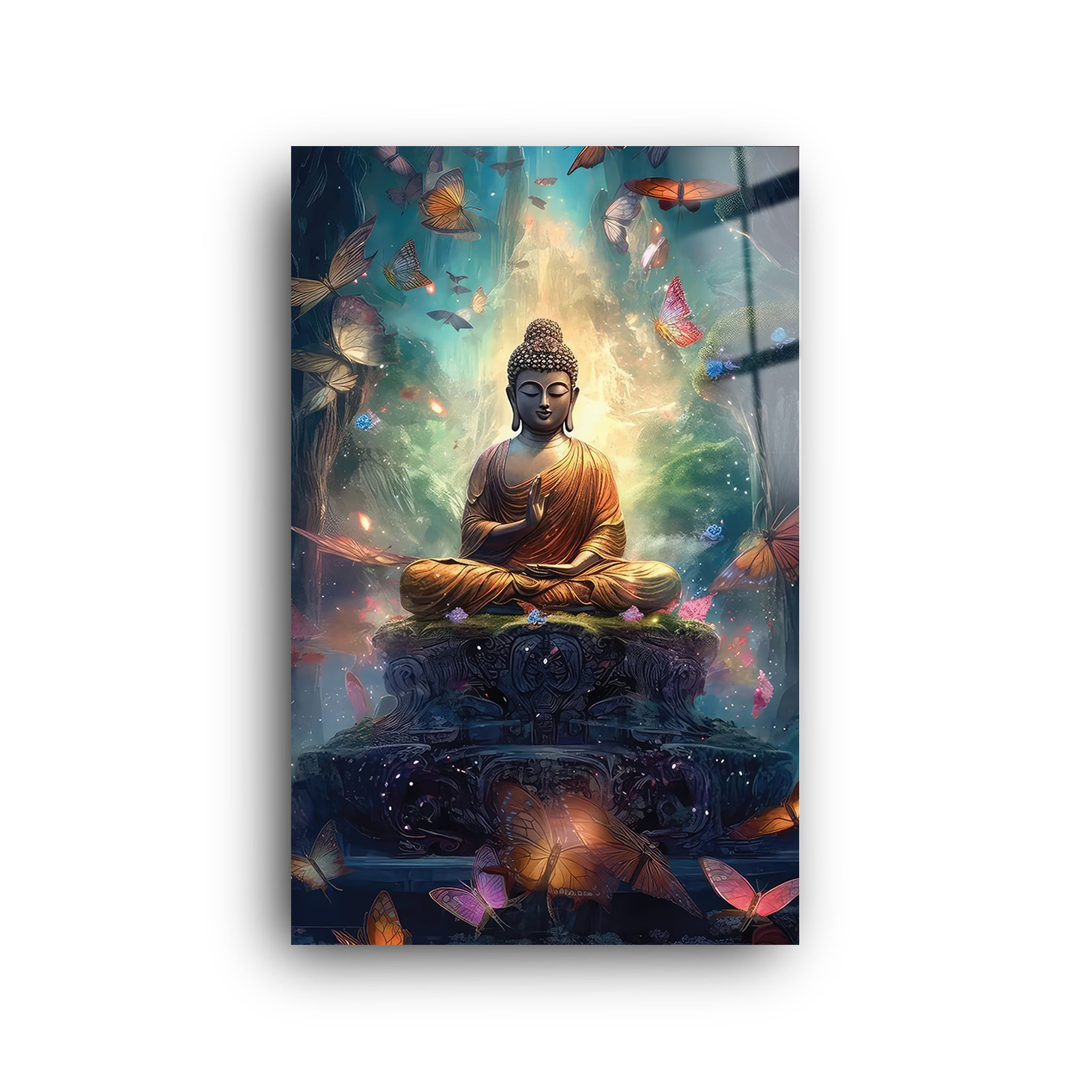 Buddha 2 | Glass Wall Art