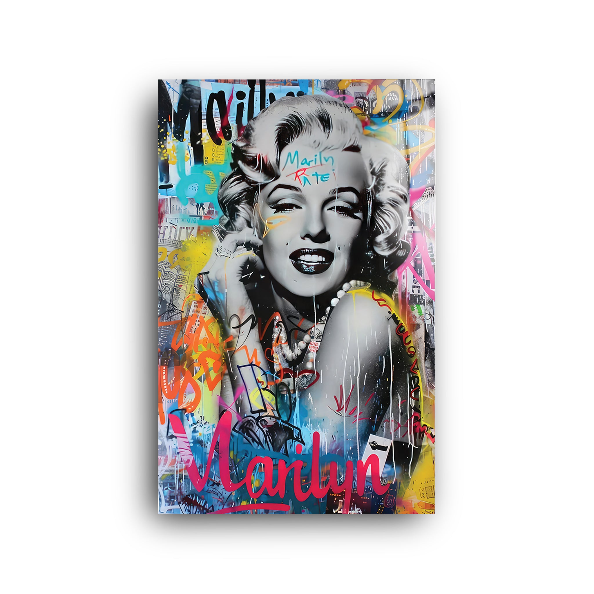 Marlyn | Glass Wall Art