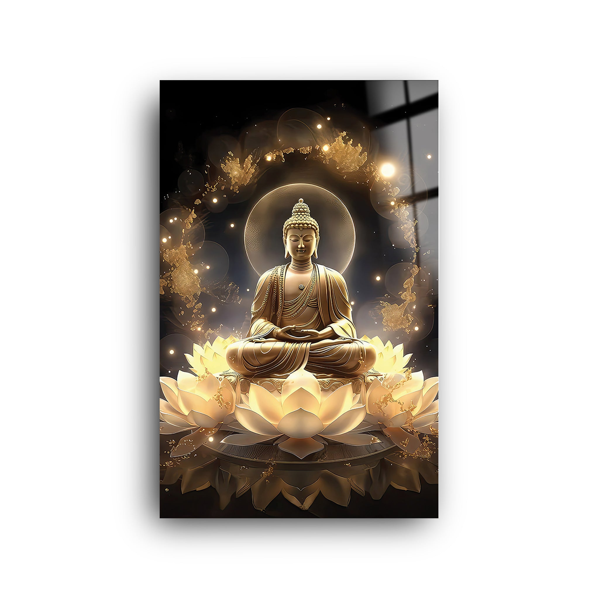 Buddha 3 | Glass Wall Art