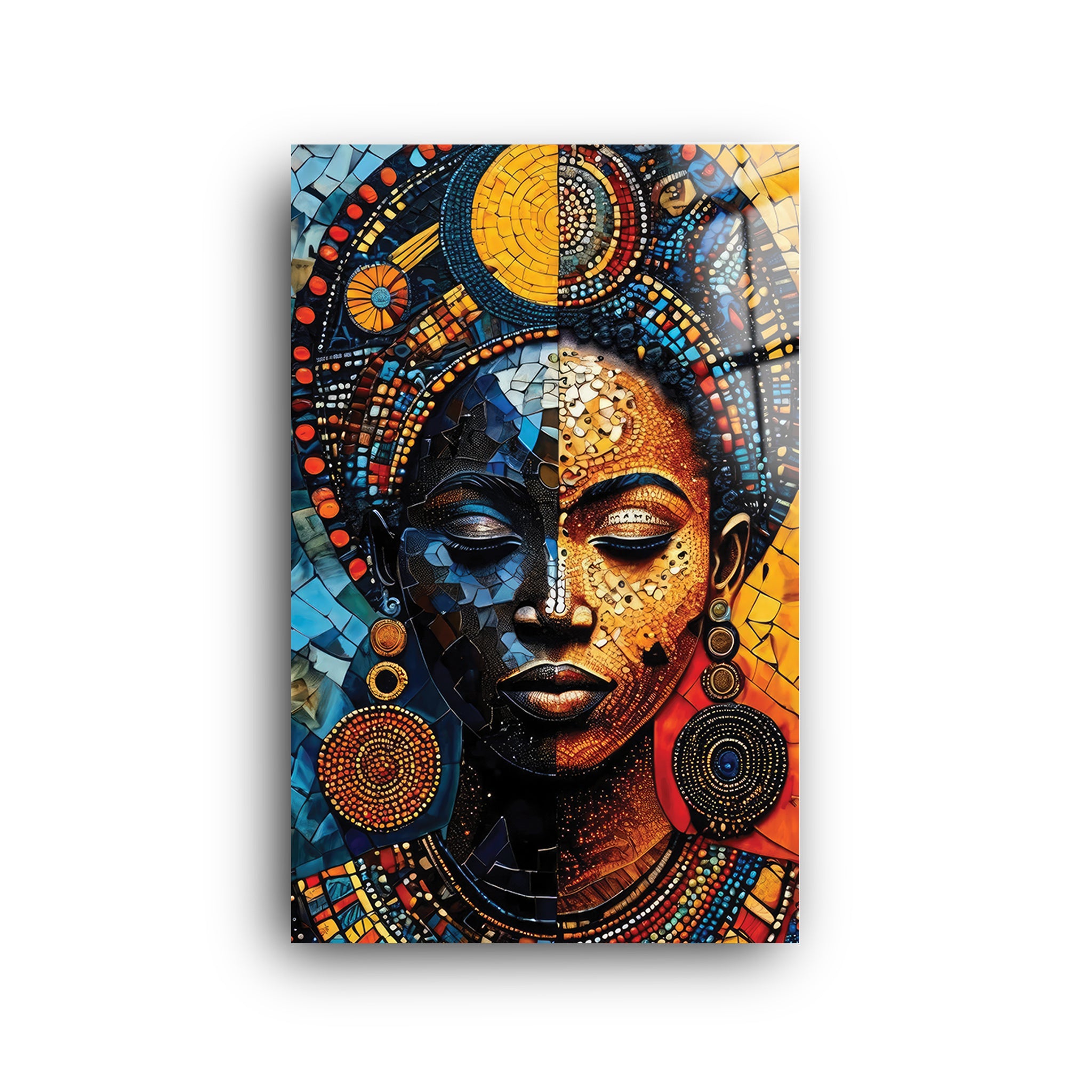 Egypt Girl | Glass Wall Art