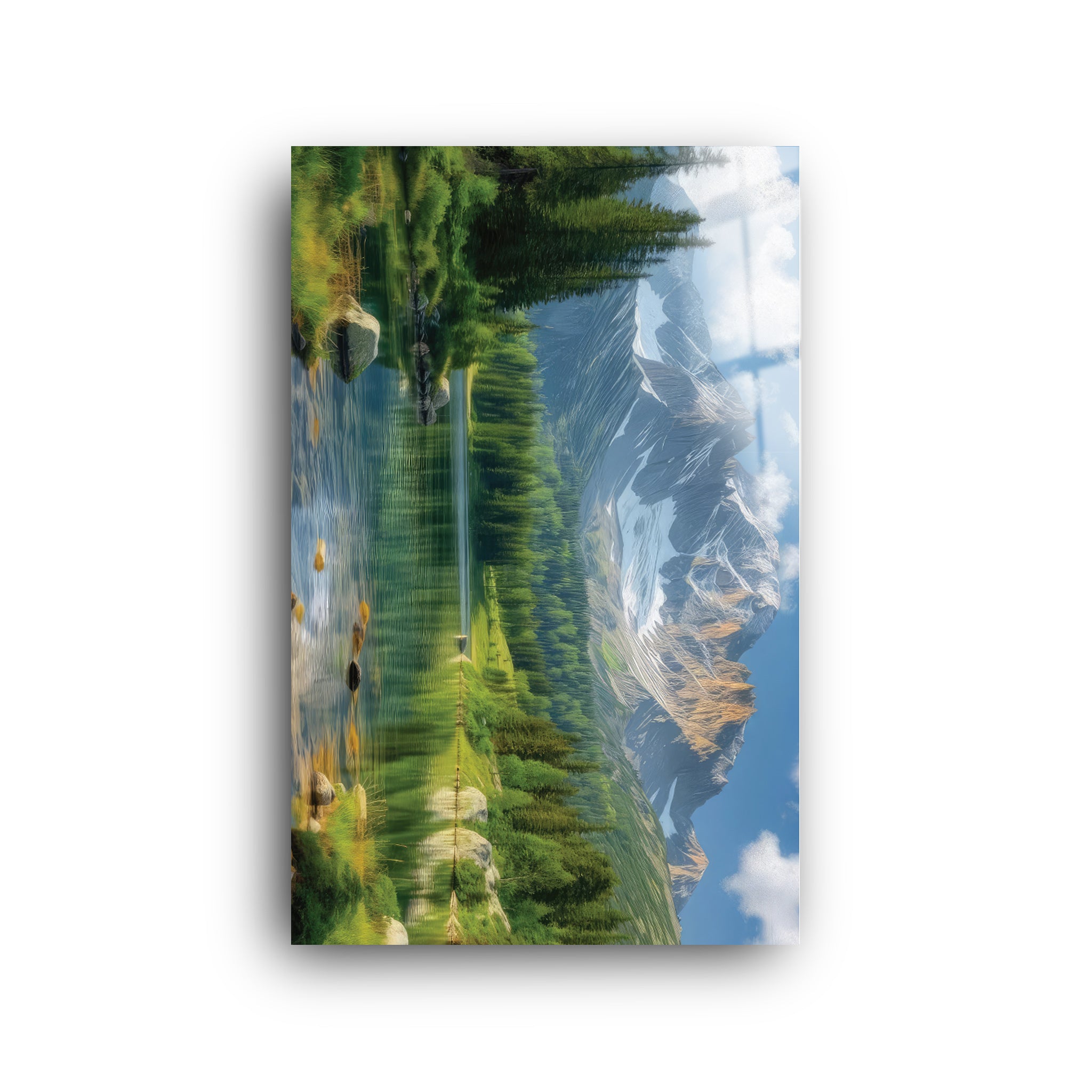 Natural Forest | Glass Wall Art