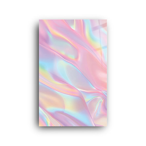 Metallic Chrome | Glass Wall Art