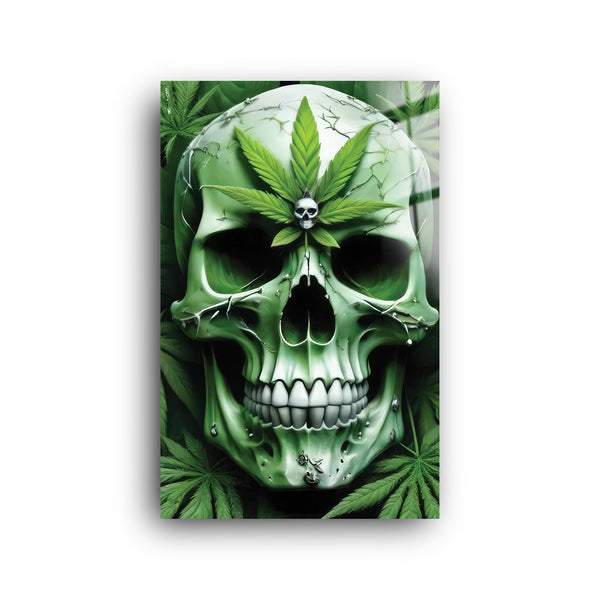 Smoke Weed Everyday | Glass Wall Art