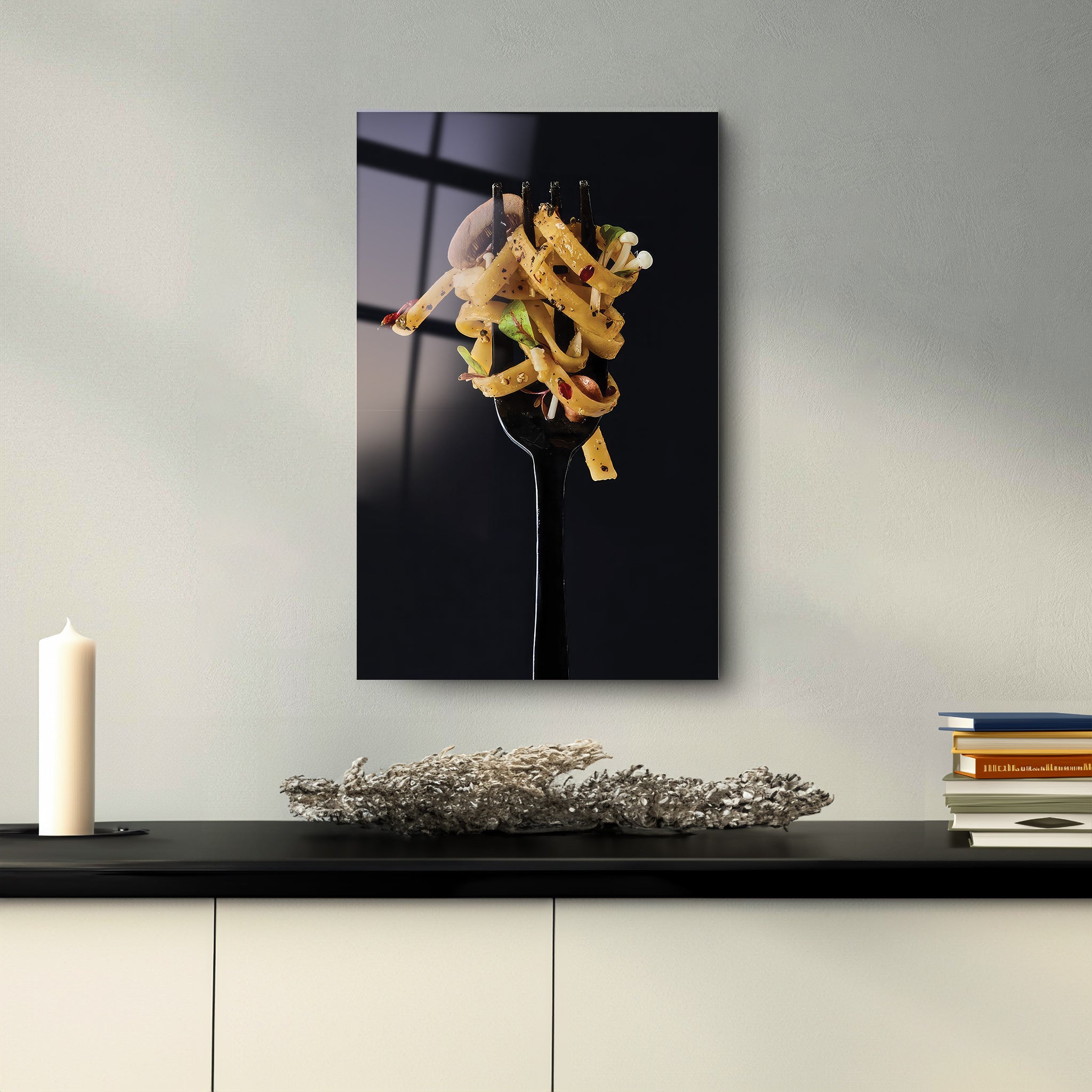 Pasta | Glass Wall Art