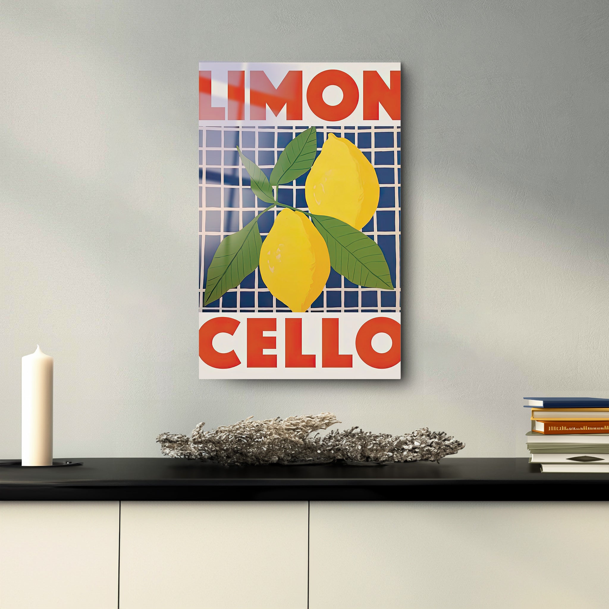 Lemon | Glass Wall Art