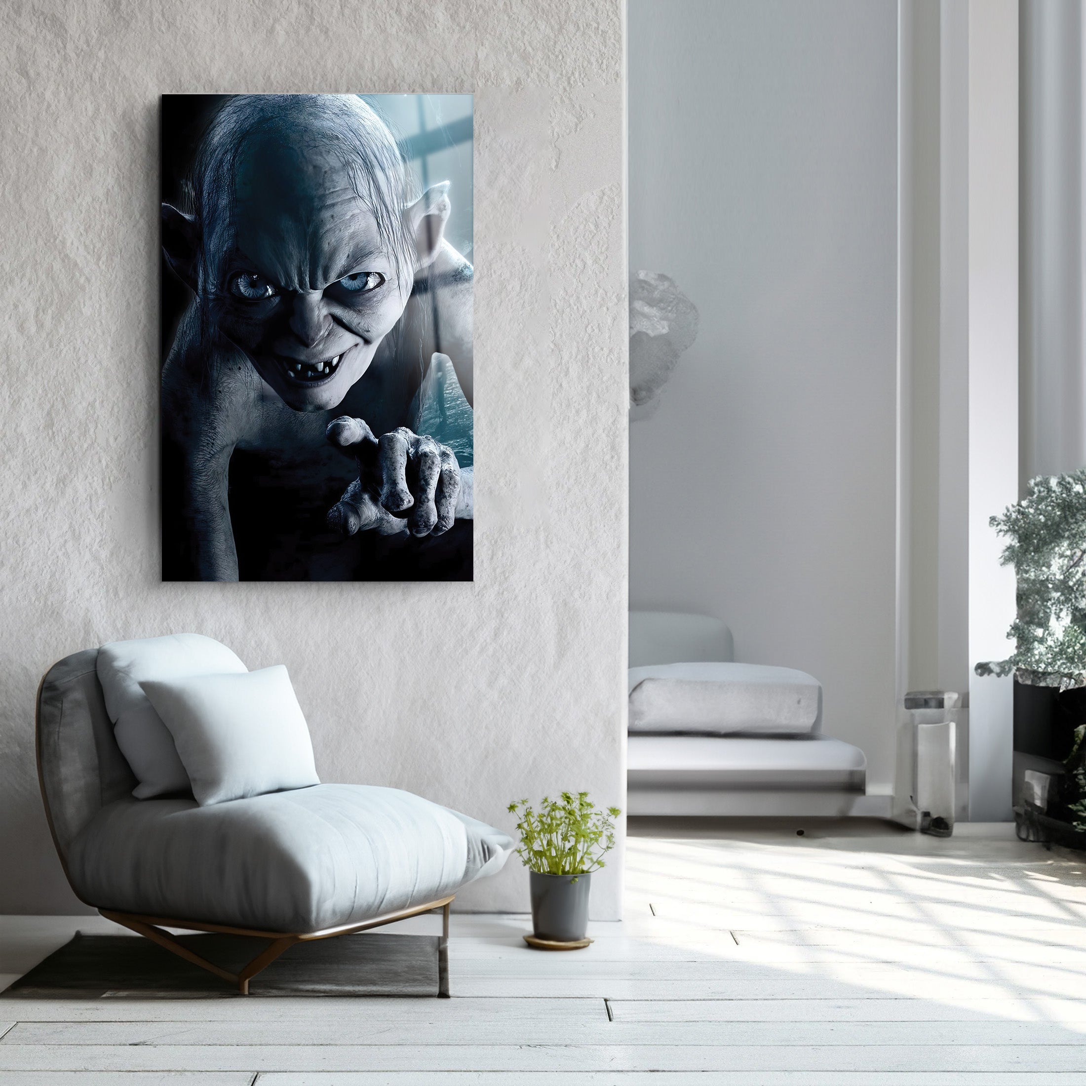 Gollum | Glass Wall Art