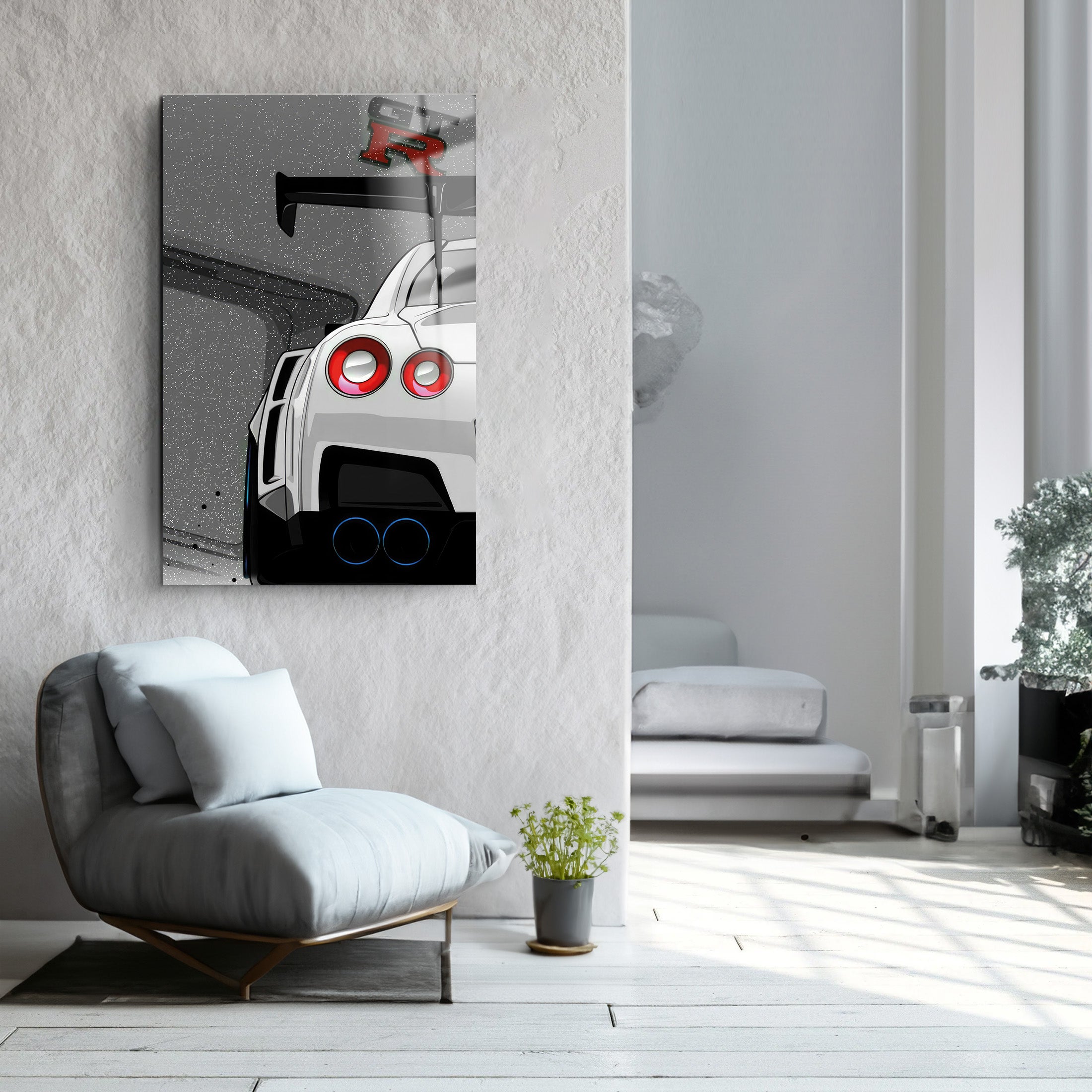 GTR R-35 | Glass Wall Art