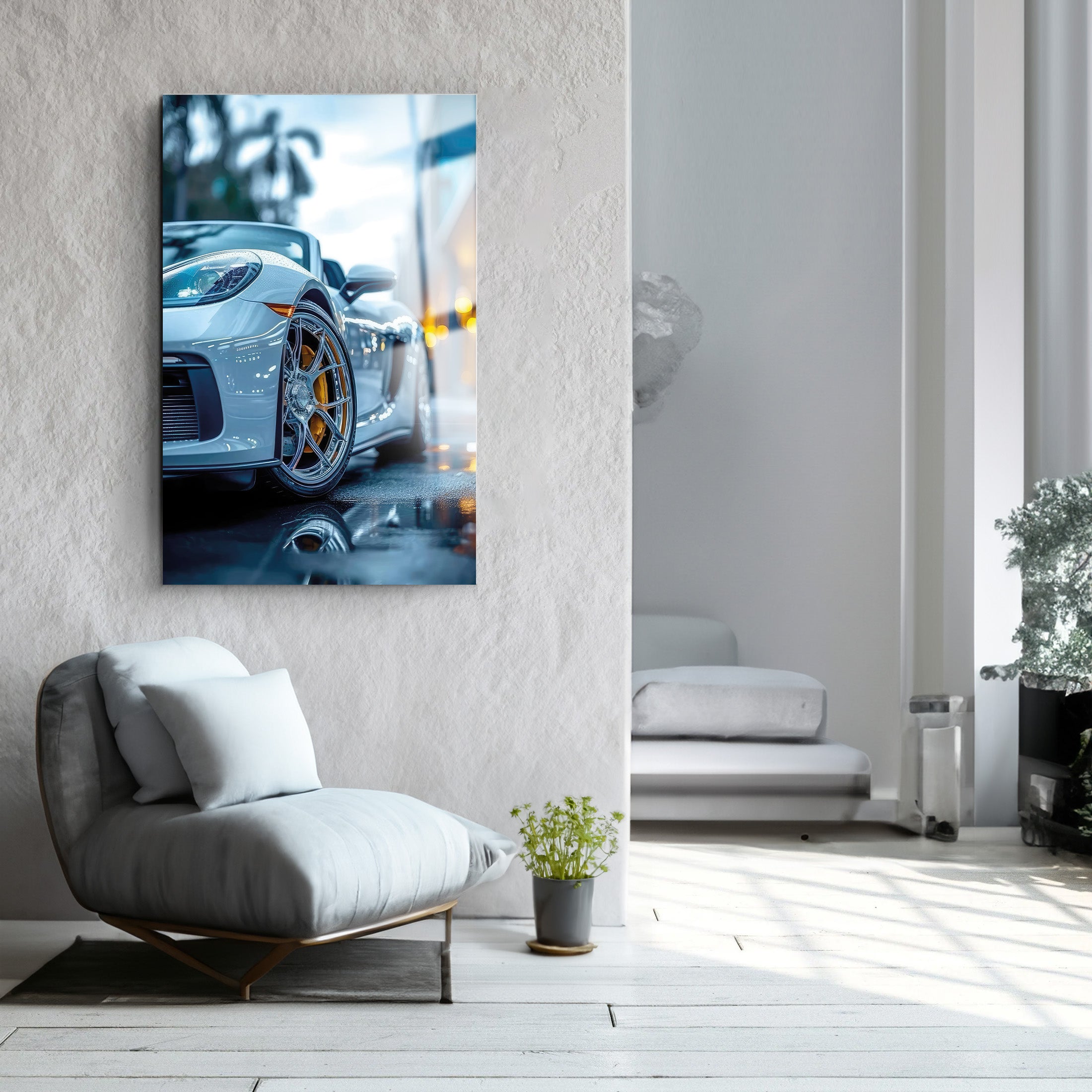 Boxster | Glass Wall Art