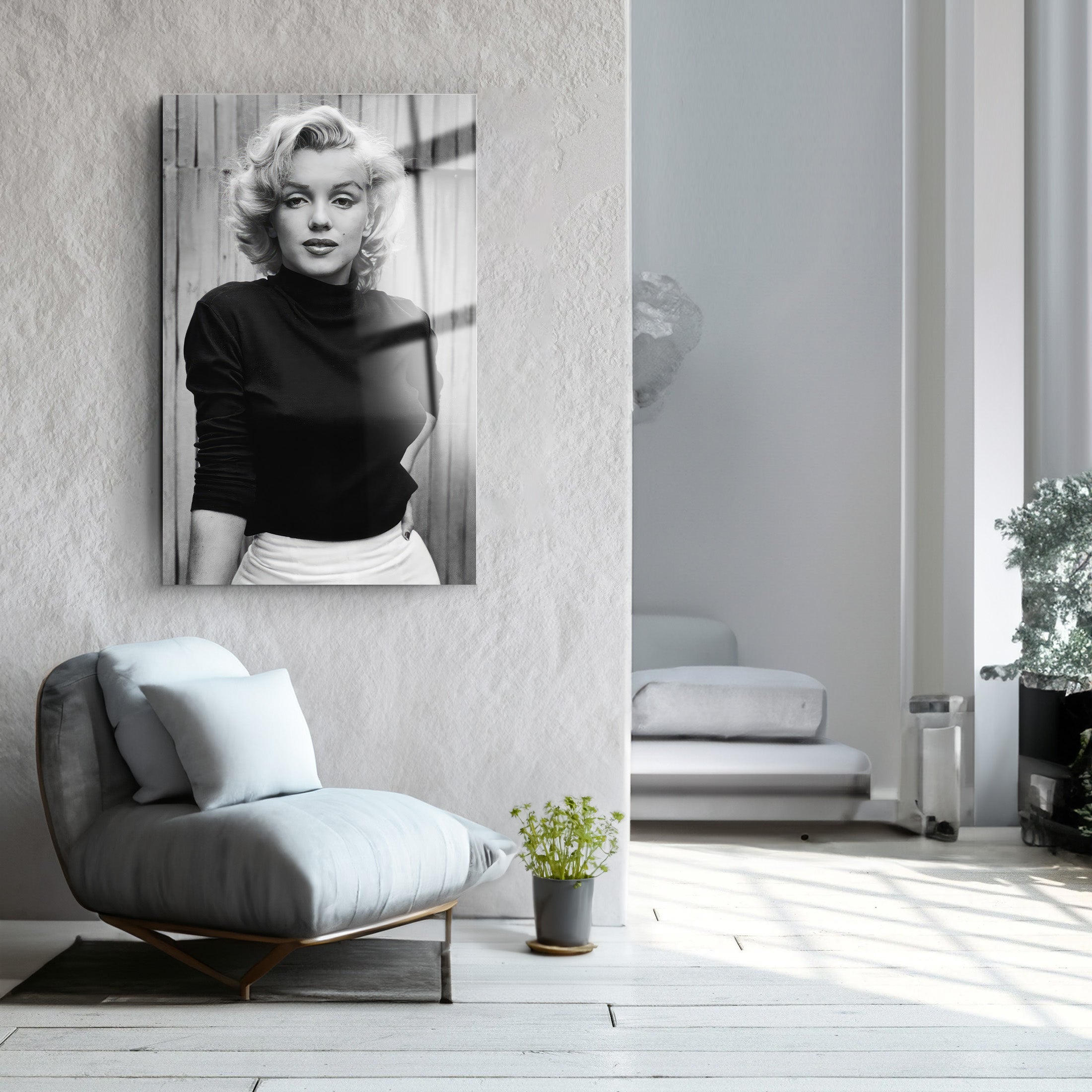 Marilyn | Glass Wall Art