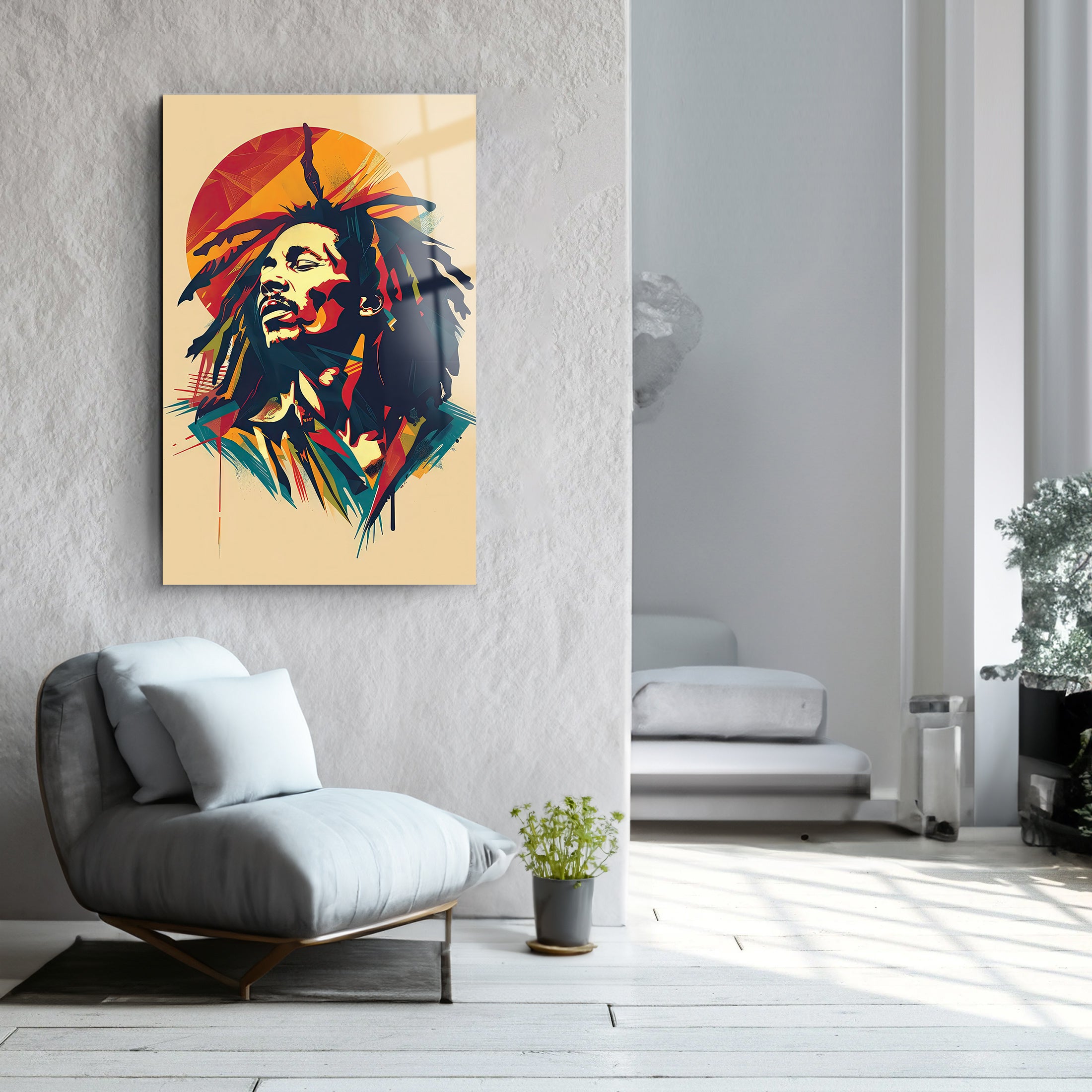 Bob | Glass Wall Art