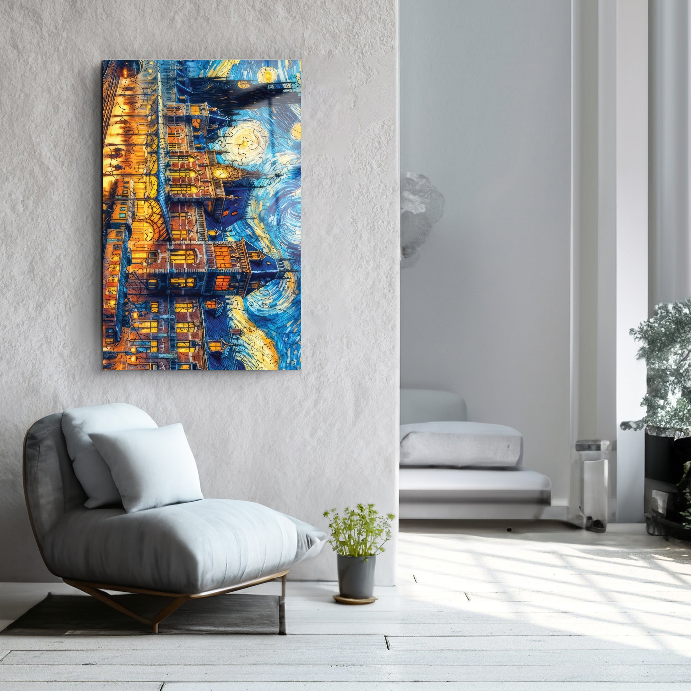 Van Gogh | Glass Wall Art