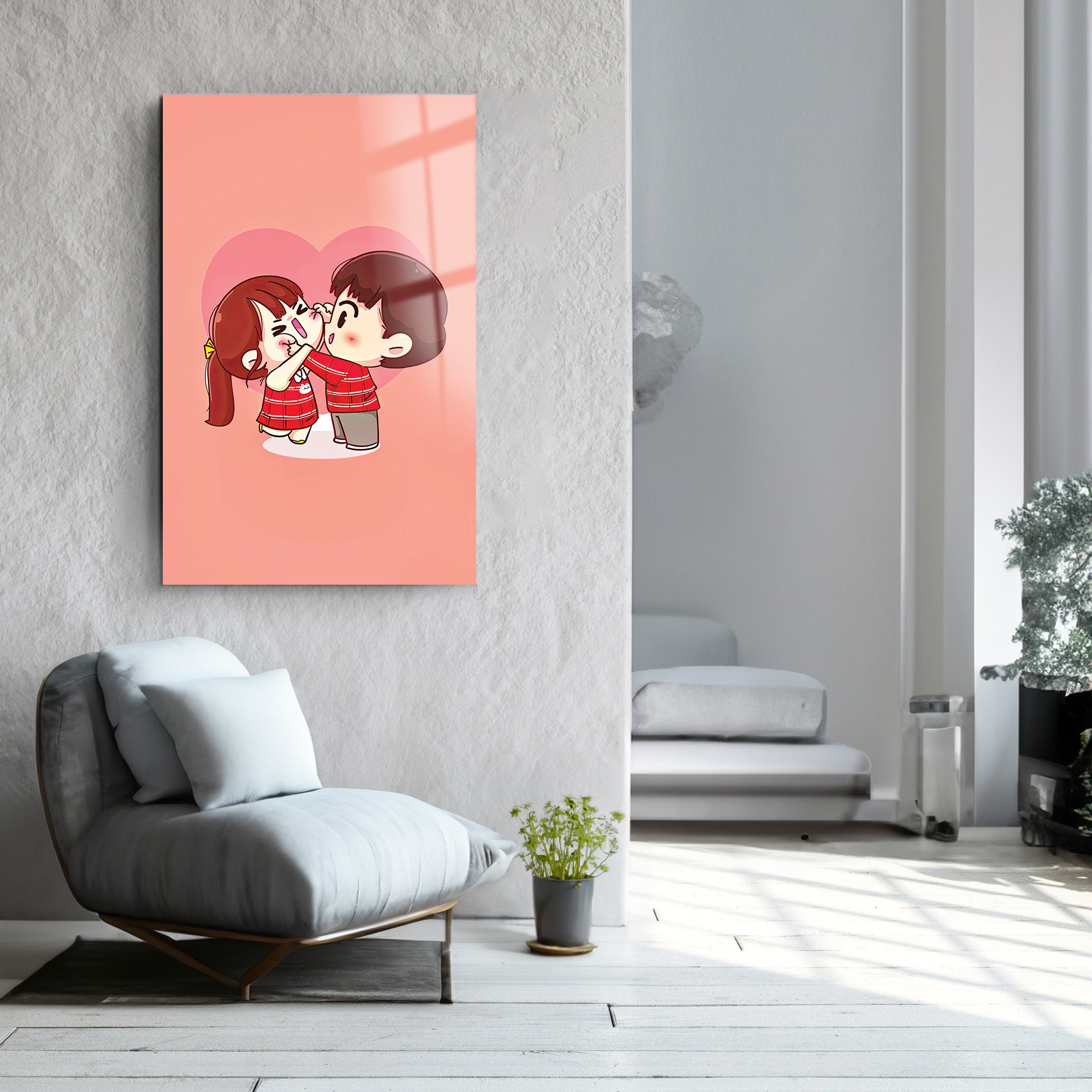 Cutie | Glass Wall Art