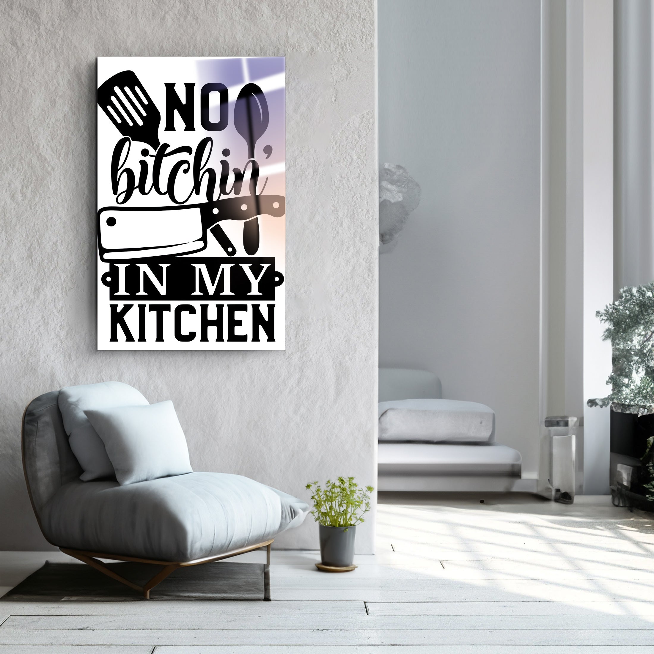 My Kitchen | Glass Wall Art