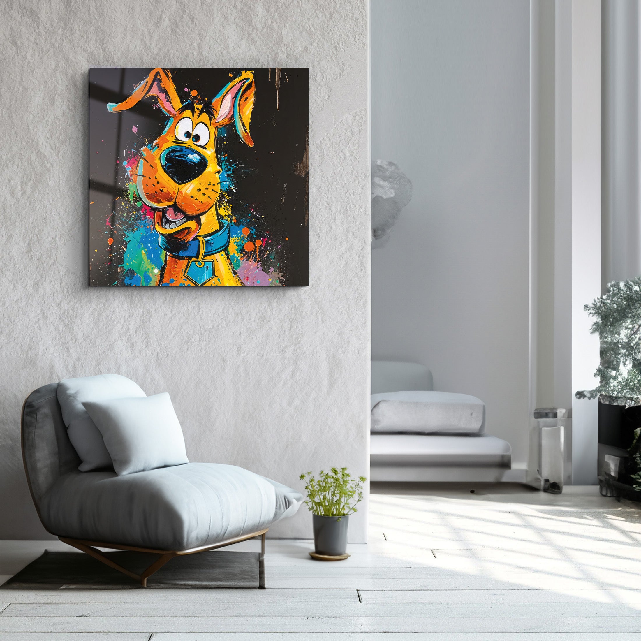 Scoobydo | Glass Wall Art