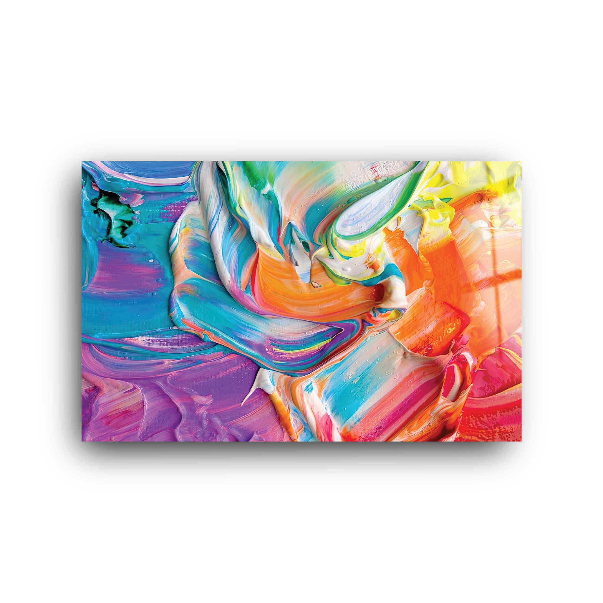 Splash of Color | Glass Wall Art